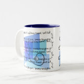 Ik zal overleven op de verpleegschool tweekleurige koffiemok (Voorkant links)