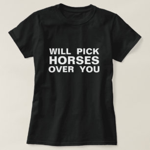 IK ZAL PAARDEN OVER JE HEEN HALEN T-SHIRT