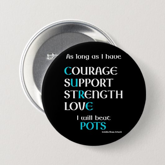 Ik zal...POTS Ronde Button 7,6 Cm (Voorkant /achterkant)