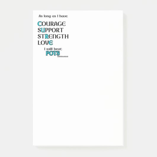 Ik Zal...POTS Verslaan Post-it® Notes (Voorkant)