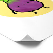 Ik zal proberen om je Schattige fruit pun Poster t (Hoek)