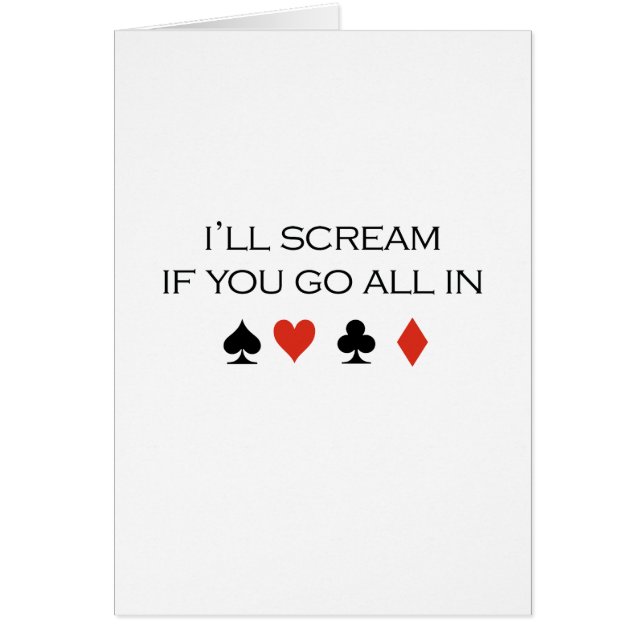 Ik zal schreeuwen als je alles in T-shirt doet (Voorkant)