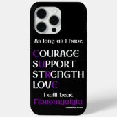 Ik zal slaan...Fibro Case-Mate iPhone Case (Achterkant)