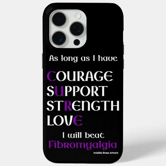 Ik zal slaan...Fibro Case-Mate iPhone Case (Achterkant)