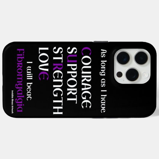 Ik zal slaan...Fibro Case-Mate iPhone Case (Achterkant (horizontaal))