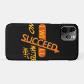 Ik zal slagen, wat het ook kost  Case-Mate iPhone case (Achterkant (horizontaal))