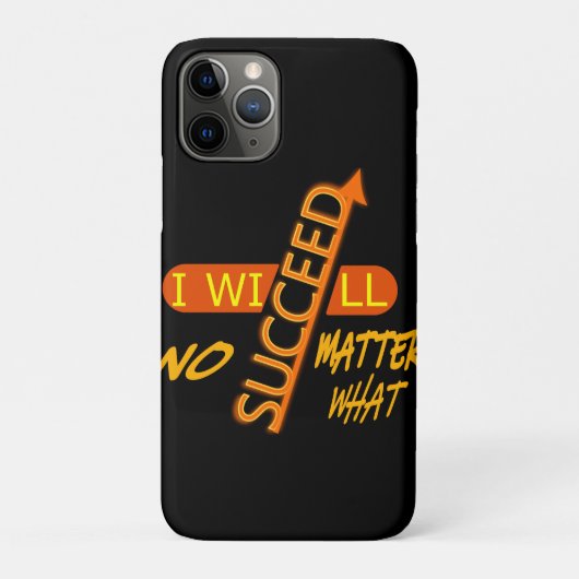 Ik zal slagen, wat het ook kost  Case-Mate iPhone case (Achterkant)
