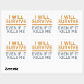 IK ZAL stickers OVERLEVEN (Vel)