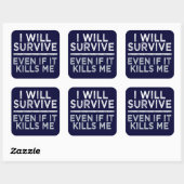 IK ZAL stickers OVERLEVEN (Vel)