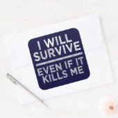 IK ZAL stickers OVERLEVEN (Envelop)