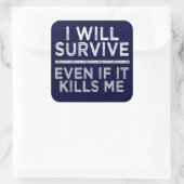 IK ZAL stickers OVERLEVEN (Tas)