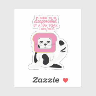 Ik zal teleurgesteld zijn, grappig sticker