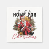 Ik zal thuis zijn voor de inauguratiedag van Trump Servet (Voorkant)