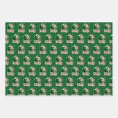 Ik zal thuis zijn voor Kerstmis Grappig Trump Sant Inpakpapier Vel (Voorkant 3)