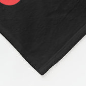 Ik zal thuis zijn voor Kerstmis Grappige Kerstman Fleece Deken (Hoek)