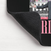 Ik zal thuis zijn voor Kerstmis Grappige Kerstman  Muismat (Hoek)