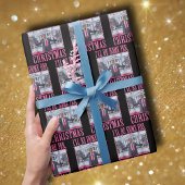 Ik zal thuis zijn voor Kerstmis Grappige Trump San Cadeaupapier