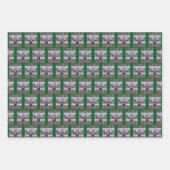 Ik zal thuis zijn voor Kerstmis Grappige Trump San Inpakpapier Vel (Voorkant 2)