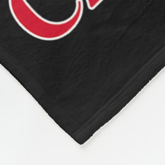 Ik zal thuis zijn voor Kerstmis Santa Funny Trump  Fleece Deken (Hoek)