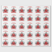 Ik zal thuis zijn voor Kerstmis Trump Won Inagurat Cadeaupapier (Vlak)