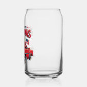 Ik zal thuis zijn voor Kerstmis Trump won verkiezi Blikvorm Glas (Links)