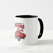 Ik zal thuis zijn voor Kerstmis Trump won verkiezi Mok (Voorkant rechts)