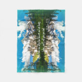 Ik zal u de rest van het Bijbelvers geven Fleece Deken (Voorkant)