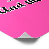 Ik zal u even opvrolijken - Psalm 139:14 roze Silh Poster (Hoek)