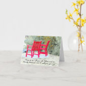 "Ik zal u rust geven" - Schriftgedeelte Kaart (Gele Bloem)