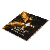 Ik zal u schatten geven in de duistere Tegels Tegeltje (Zijkant)