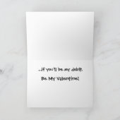 Ik zal uw credit zijn - Accountant Valentijn! Feestdagen Kaart (Binnen)