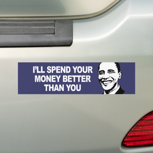 IK ZAL UW GELD BETER DOEN DAN JIJ Bumperstisch Bumpersticker (Op auto)