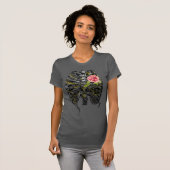 Ik zal van je houden als je ooit Roos grafische ka T-shirt (Voorkant volledig)