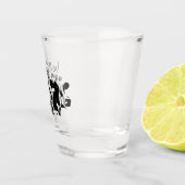 Ik zal van je houden tot de Koeien thuis komen. Shot Glas (Rechts)