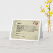 Ik zal van je houden, wat er ook gebeurt kaart (Gele Bloem)