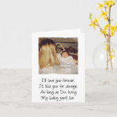 Ik zal van u voor altijd Kaart houden (Gele Bloem)