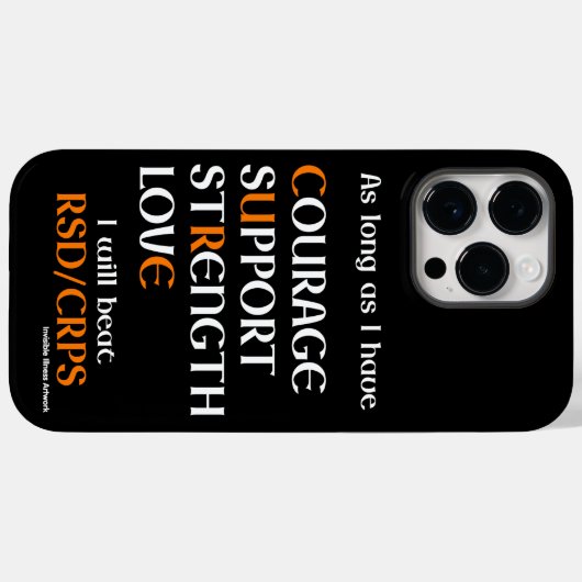 Ik zal verslaan...RSD/CRPS Case-Mate iPhone Case (Achterkant (horizontaal))