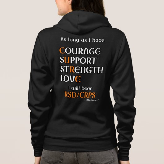 Ik zal verslaan...RSD/CRPS Hoodie (Achterkant)