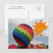 Ik zal voor je bidden briefkaart (Voorkant / Achterkant)