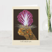 Ik zal voor je kaart koken met Myrtle de schildpad (Voorkant)