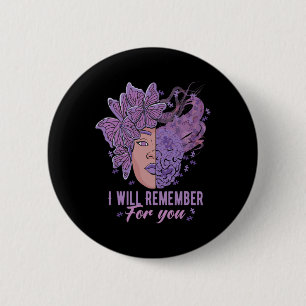 Ik zal voor jullie Heimerheimer Bewustzijn herinne Ronde Button 5,7 Cm