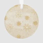Ik zal voor Kerstmis Charles Dickens Snowflake Ornament (achterkant)