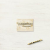 Ik zal voor Kerstmis Charles Dickens Snowflake Post-it® Notes (Op bureau)