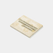 Ik zal voor Kerstmis Charles Dickens Snowflake Post-it® Notes (Schuin)