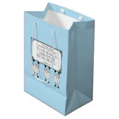 "Ik zal voor mijn schapen zorgen" cadeautaset Medium Cadeauzakje (Voorkant Gekanteld)