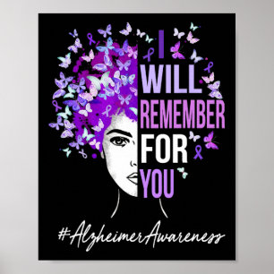 Ik zal voor u Heimerheimer Bewustzijnsvrouw herinn Poster