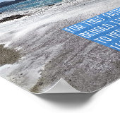 Ik zal vrede over haar uitstorten als een rivier poster (Hoek)