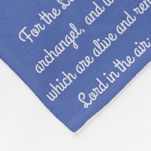 Ik zal weg vliegen fleece deken (Hoek)