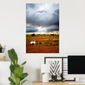 Ik zal weg vliegen poster (Thuiskantoor)