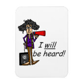 Ik ZAL worden gehoord Magneet (Verticaal)